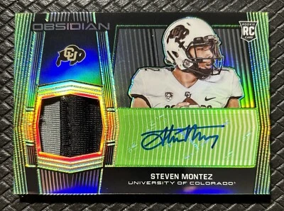 STEVEN MONTEZ 2020 Panini Obsidian Rookie Patch Auto 15/15 = 1/1 Colorado RC SSP - Image 1 of 2
