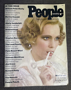 People Weekly Volume 1 No 1 March 1974 Mia Farrow