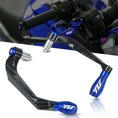 For YAMAHA YZF R1 R3 R6 R7 CNC Brake Clutch Levers Handlebar Guard Protector - Image 1 of 4