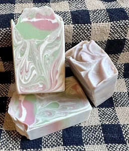 Green Apple Watermelon Goat Milk Soap Price Is For ONE BAR OF SOAP. App. 5 Oz - Picture 1 of 2