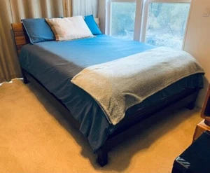 Serta Ergomotion Adjustable Massage Bed Frame Full Mattress Headboard w/ Remote - Picture 1 of 13