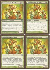 4 Chaman Cranium lobo Dawn nm morningtide wolf-skull shaman mtg