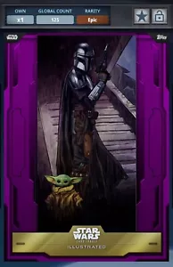 Topps Star Wars Card Trader Illustrated - The Mandalorian & Grogu - Digital - Picture 1 of 2