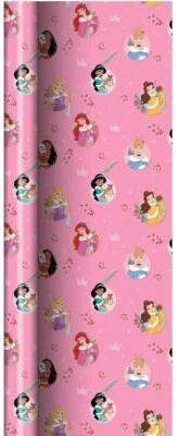 Disney Princess Christmas Gift Wrapping Paper 70 Sq Ft Total - Image 1 of 2