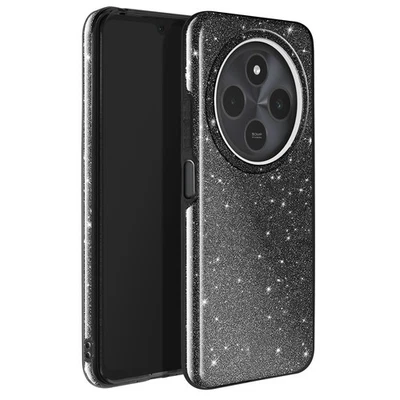 Avizar Coque à Paillettes pour Xiaomi Redmi 14C Antichoc Scintillant Noir - Photo 1/4