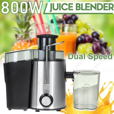 Profi-Entsafter elektrische Fruchtpresse Obstpresse Juicer Fruchtentsafter 800W - Bild 1 von 4