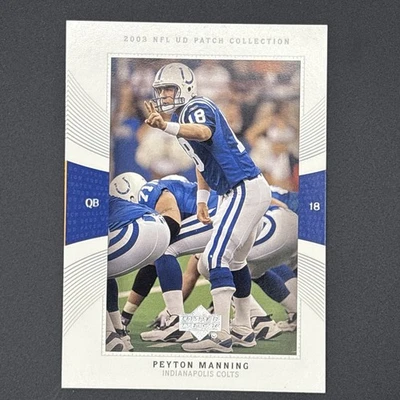 2003 Upper Deck UD Patch Collection - Peyton Manning #1 - Image 1 of 2