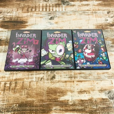 Invader Zim - Complete Series Volumes 1-3 (6-Disc DVD Set) Nickelodeon 1 2 3 - Image 1 of 4