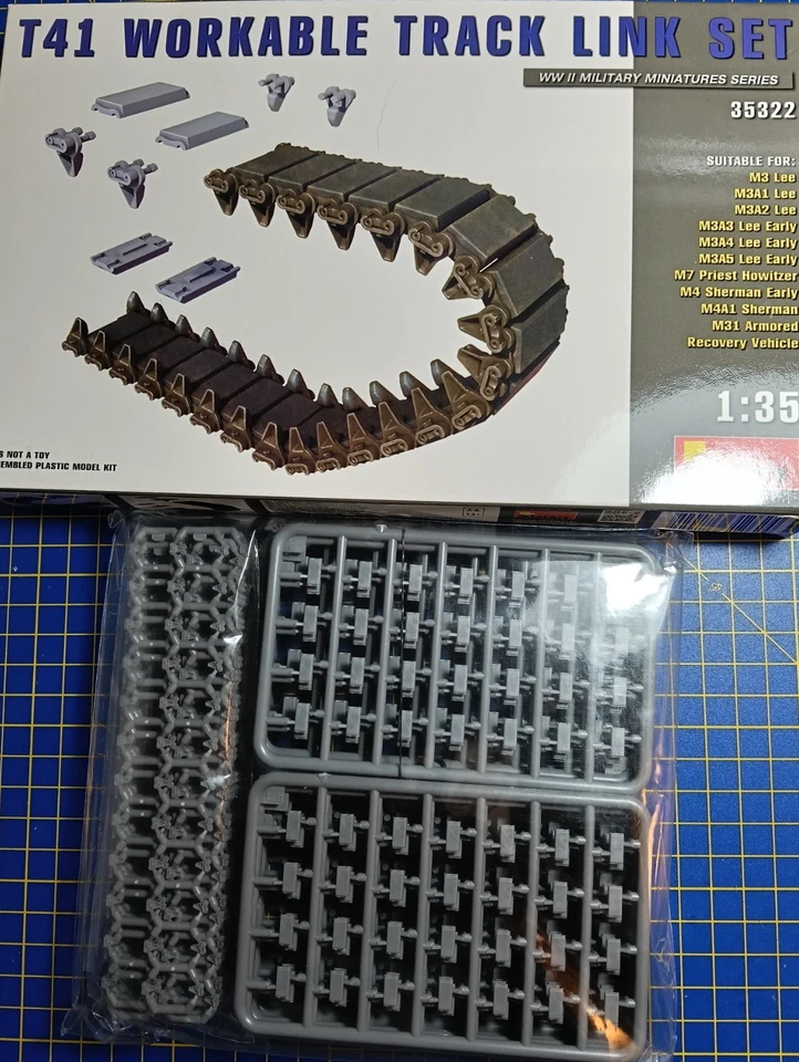 MINIART 1/35 35322 CINGOLI A MAGLIA SINGOLA MA-T-41 PER CARRI AMERICANI WWII - Immagine 1 di 1