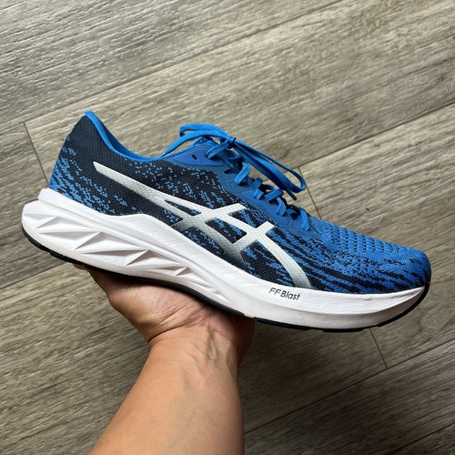 Scarpe da corsa ASICS uomo DYNABLAST 2 blu elettrico bianco US 11 5