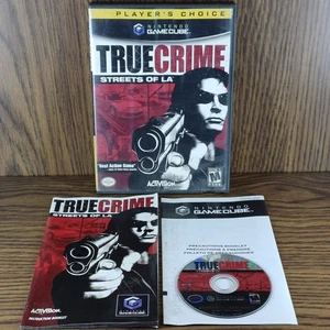 True Crime: Streets of L.A. (Nintendo GameCube, 2003) CIB Authentic Rare Tested - Picture 1 of 8