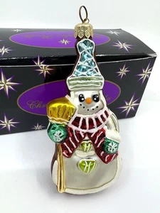 Christopher Radko Ausstechform Frosty Schneemann Christbaumschmuck Box - Bild 1 von 5