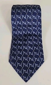 Robert Talbott Krawatte Best Of Class Nordstrom 100 % Seide blau gewellt 58" x 3,75" - Bild 1 von 7