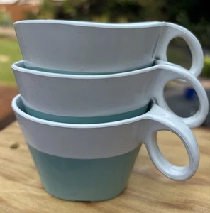Juego de anidación vintage de taza de café espresso de melamina de los años 60/3 logotipos 5264 44-1130 - Imagen 1 de 8