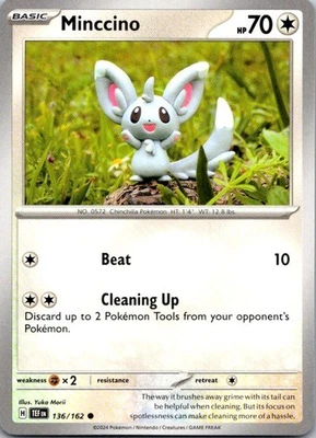 Minccino 136/162 SV05: Temporal Forces Regular - Image 1 of 2