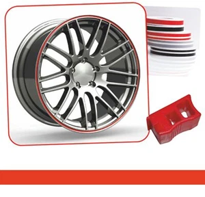 Zierstreifen Wheel-Stripes für Autofelgen rot 7 mm x 10 m - Bild 1 von 1