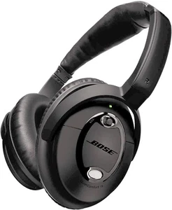 Bose Triple Black QuietComfort 15 Acoustic Noise Cancelling Headphones - Picture 1 of 4