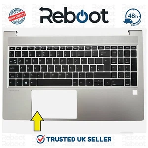 Laptop Palmrest NEW FOR HP ProBook 450 G9 455 G9 UK Keyboard N01933-031 - Afbeelding 1 van 1