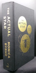 Monica Byrne ACTUAL STAR First edition SIGNED British Deluxe Hardcover Fine SF - Picture 1 of 4