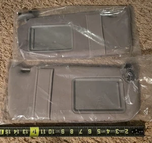 Automobile Vehicle Car Truck Matching Mirrored Right & Left Sun Visors - Picture 1 of 6