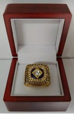 George Brett - 1985 Kansas City Royals World Series Ring With Wooden Display Box
