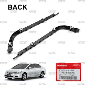 Fits Honda Civic FD Sedan 1.8 2.0 2006 11 Rear Lh + Rh Support Bracket Bumper - Picture 1 of 9