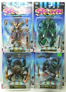 4 McFarlane Toy Spawn Manga Action Figures Series 9 Violator Clown Curse Goddess - Picture 1 of 9