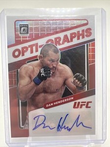 Dan Henderson 2022 Opti-Graphs 49/49 Auto 49/49 UFC -352