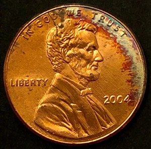 2004-P - Centavo trasero conmemorativo de Lincoln - Au Bu - ligeramente tonificado - Imagen 1 de 2