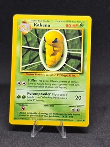 Pokémon TCG Kakuna 45/102 Base Set Vintage WoTC Uncommon NM - Picture 1 of 2