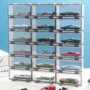 Ruote 1:64 auto pressofuse marrone chiaro vetrina deposito n vendita per TOMICA e - Foto 1 di 16