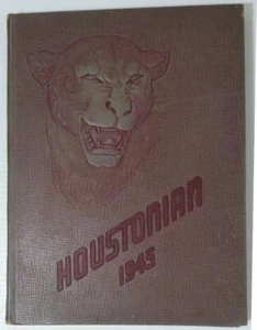 HOUSTONIAN 1945 University of Houston Yearbook WWII WAR BOND Adverts - Bild 1 von 8