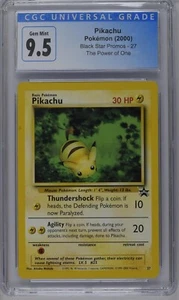 CGC 9.5 GEM MINT "Bumblebee" Pikachu Black Star Promo WOTC Pokemon Card 27 - Picture 1 of 1