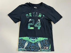 Kobe Bryant Nike Shirt Jersey Tshirt Black Mamba Snake Skin 24 Large Rare - Picture 1 of 7