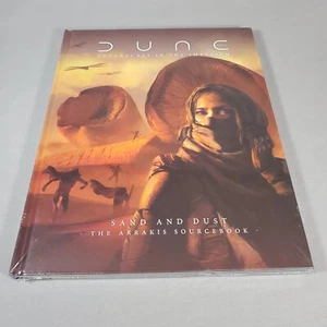 Dune Sand and Dust Arrakis Sourcebook Modiphius Adventures in the Imperium Nuovo - Foto 1 di 7