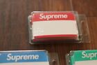 Supreme Name Badge Sticker X 3 Pack Red Green Blue 2020 Accessories