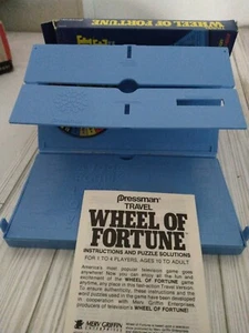 Travel Wheel of Fortune Game Pressman Vintage & box - Picture 1 of 3