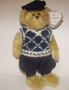 VINTAGE TY ATTIC TREASURE BEAR - MULLIGAN - 1993 - GOLFER - SO CUTE! - Picture 1 of 6
