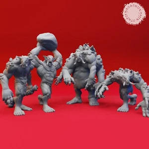 Troll - 32/54mm Miniature for Tabletop RPGs (DnD, D&D, Pathfinder) - Picture 1 of 7