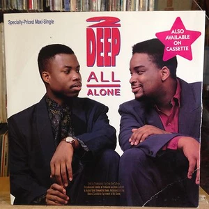 [RAP]~NM 12"~2 DEEP~All Alone~[x3 Mixes]~Groovy Thang~[1995~COLD CHILLIN'~Issue] - Picture 1 of 4