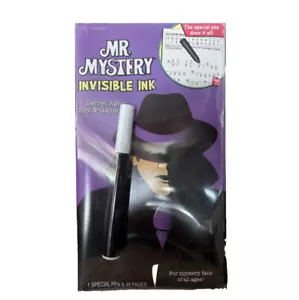 NEW - Mr Mystery Invisible Ink Puzzle Book - Picture 1 of 8