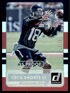 2015 Donruss Press Proofs Silver #126 Cecil Shorts III /25