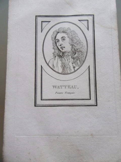 GRAVURE 1860 WATTEAU PEINTRE  FRANÇAIS  - Photo 1/1