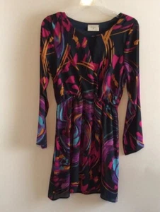 Everly Faux Wrap Dress - Picture 1 of 4