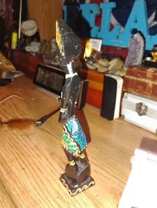 8 afrikanische Krieger Holzstatuen - Bild 1 von 2