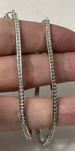 14k White Gold Earring (3.41 Grams) - Picture 1 of 7