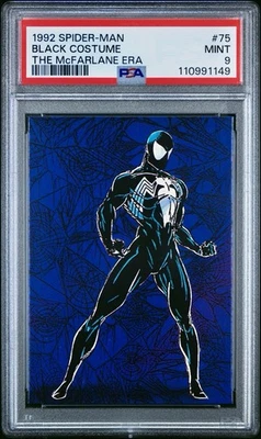 1992 Spider-Man The McFarlane Era #75 Black Costume PSA 9 - Image 1 of 2