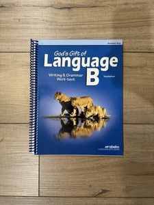 Abeka God's Gift of Language B 3rd Edition Answer Key 5th Grade Homeschool 5 - Picture 1 of 1