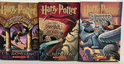 Harry Potter Paperback Book Series 1 - 3 LIKE NEW! - Image 1 of 2