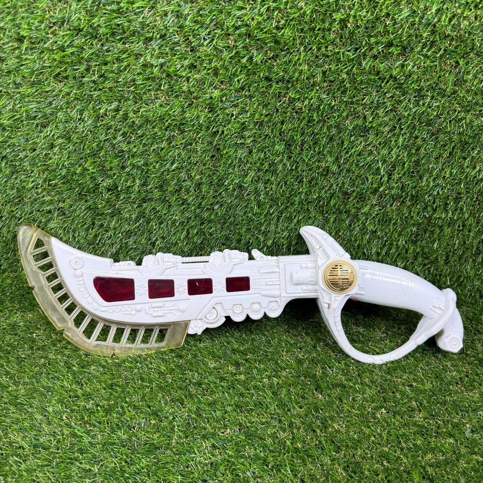 Bandai Mighty Morphin Power Rangers 1993 espada blanca sable de poder sin probar como está Foto 1 de 4
